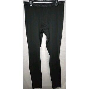 Patagonia Bottoms Mens XL Capilene Baselayer Mid Weight Pants Black